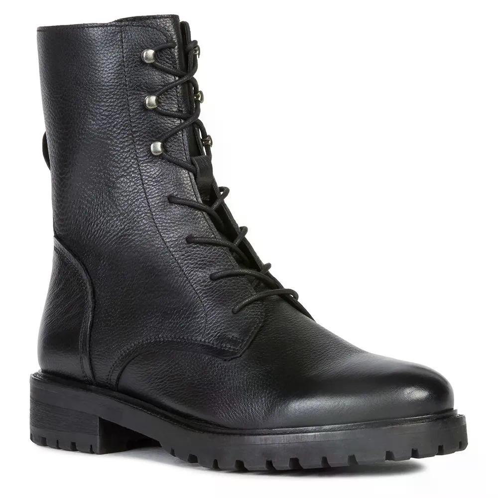 ジェオックス ホアラ アンクルブーツ 成人女性 （ Black ） | GEOX Hoara Ankle Boots woman  [t]