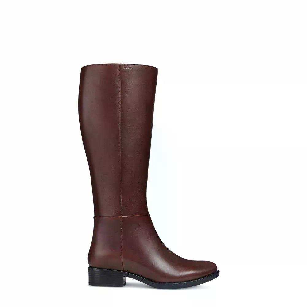 ジェオックス フェリシティ 踵 ブーツ 成人女性 （ Brown ） | GEOX Felicity Heeled Boots woman  [t]