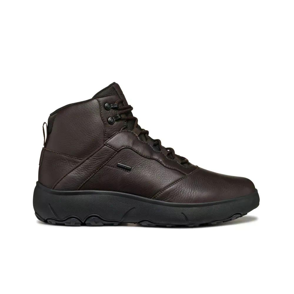 ジェオックス ネブラ + 手持ち部分 ABX アンクルブーツ （ Coffee ） | GEOX Nebula + Grip ABX Ankle Boots  [t]