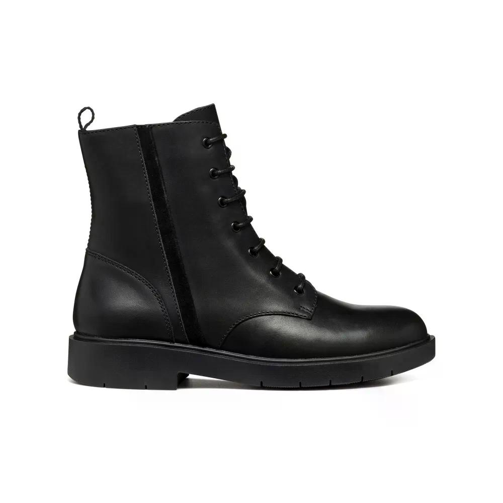 ジェオックス スフェリカ EC1 D アンクルブーツ 成人女性 （ Black ） | GEOX Spherica EC1 D Ankle Boots woman  [t]