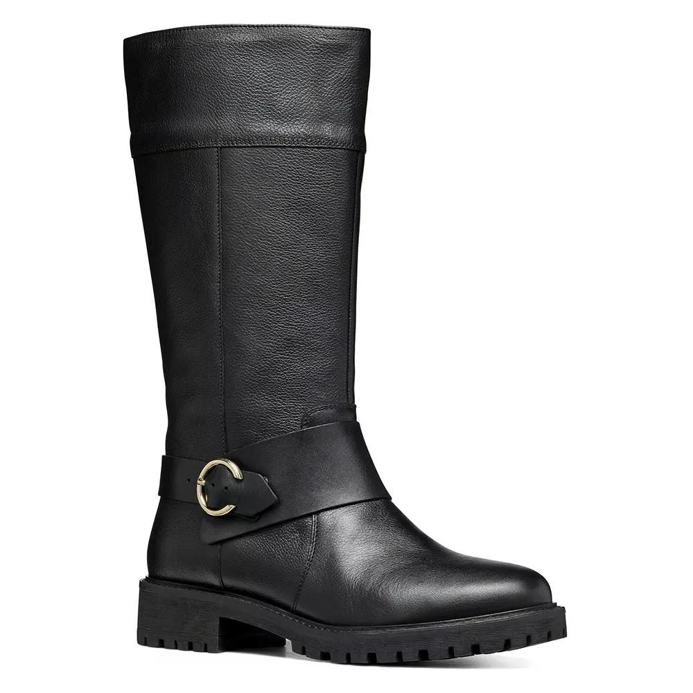 ジェオックス ホアラ ブーツ 成人女性 （ Black ） | GEOX Hoara Boots woman  [t]
