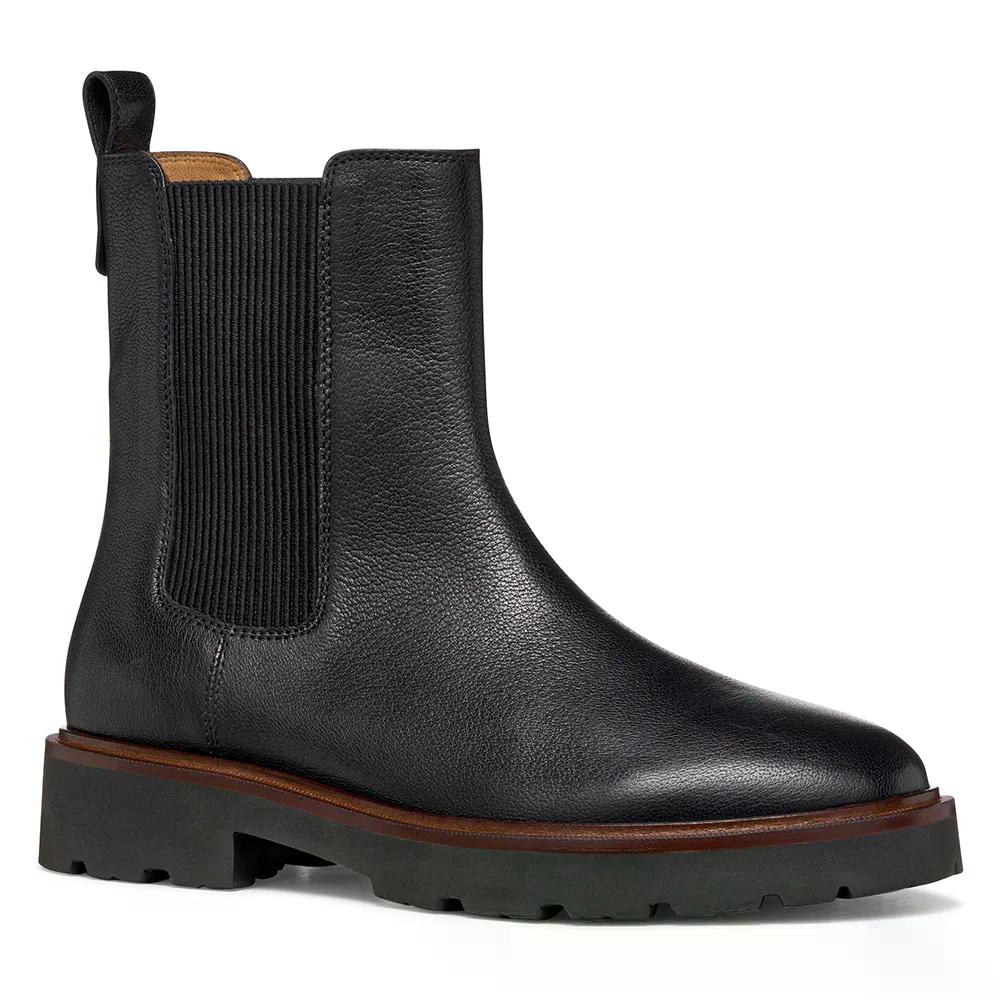 ジェオックス ノライズ アンクルブーツ 成人女性 （ Black ） | GEOX Norize Ankle Boots woman  [t]