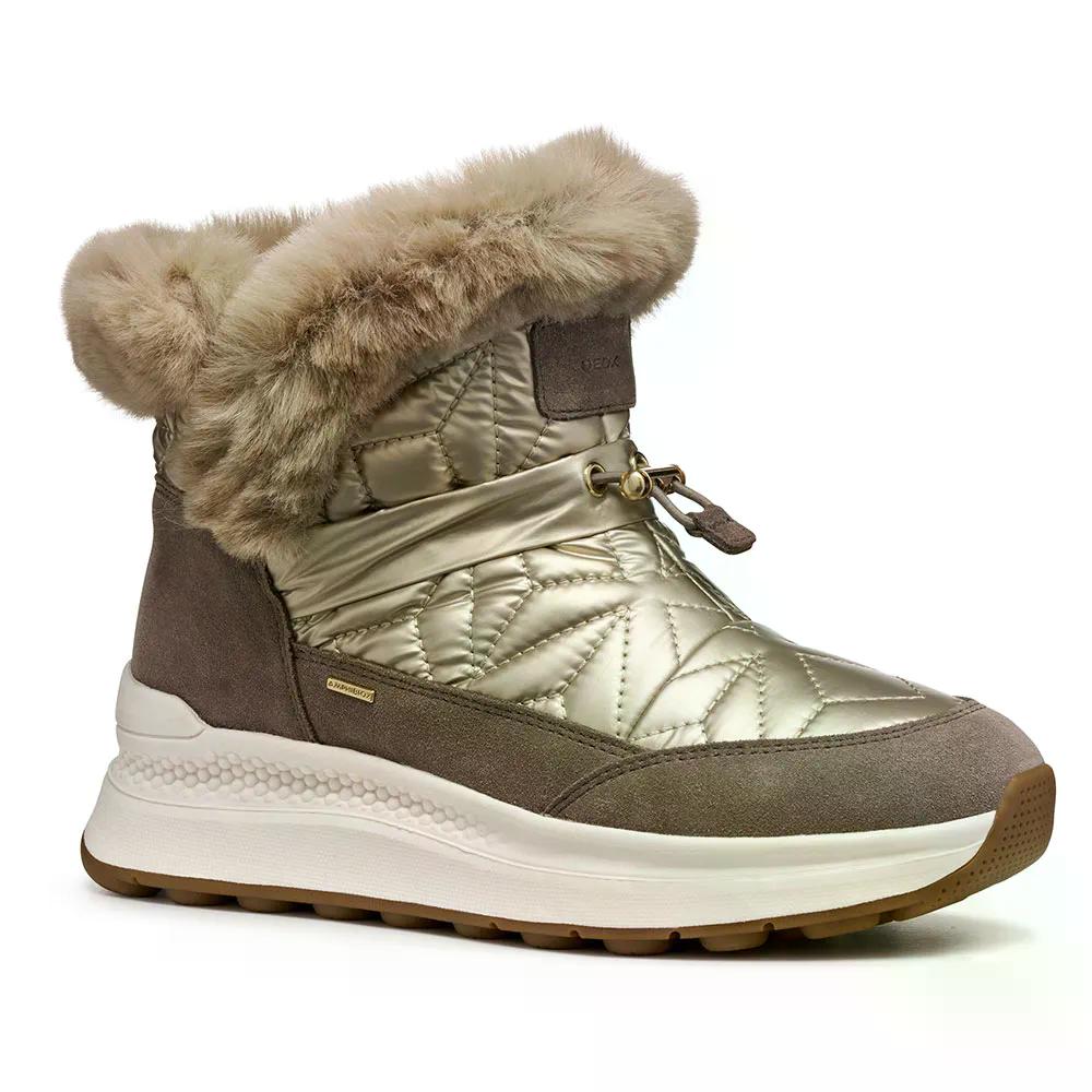 ジェオックス スフェリカ アクティフ X2 アンクルブーツ 成人女性 （ LightTaupe/Taupe ） | GEOX Spherica Actif X2 Ankle Boots woman  [t]