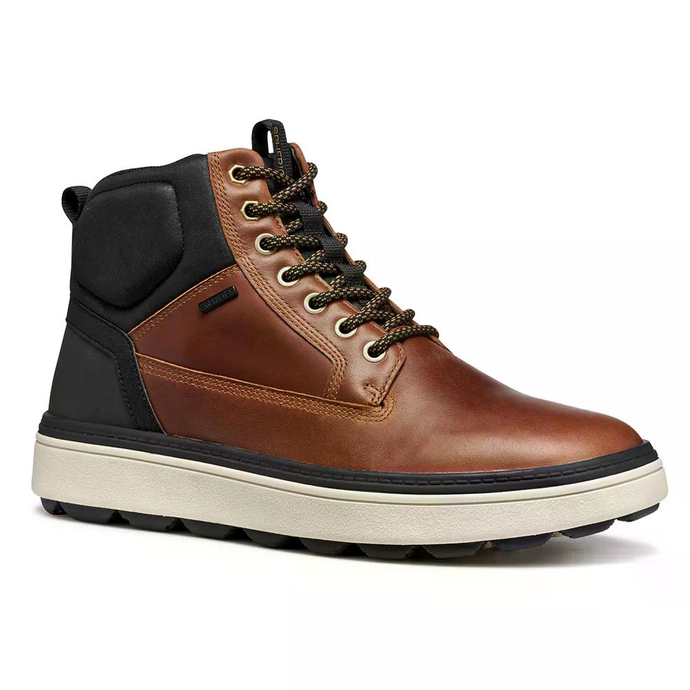 ジェオックス スフェリカ エキューブ 1.1 アンクルブーツ （ LightBrown/Black ） | GEOX Spherica Ecub 1.1 Ankle Boots  [t]