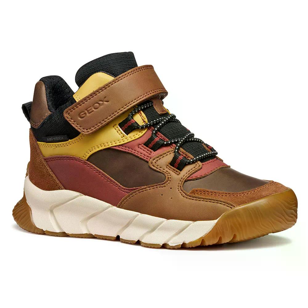 ジェオックス フレクシパー 労働者階級 B ブーツ ボーイズ （ Brown/Rust ） | GEOX Flexyper Pro B Boots Boys  [t]