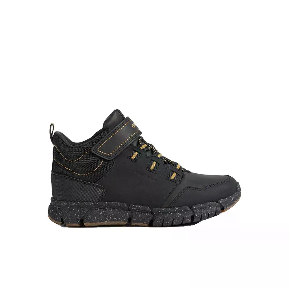 ジェオックス フレクシパー ABX ブーツ ボーイズ （ Black/DarkYellow ） | GEOX Flexyper ABX Boots Boys [t]