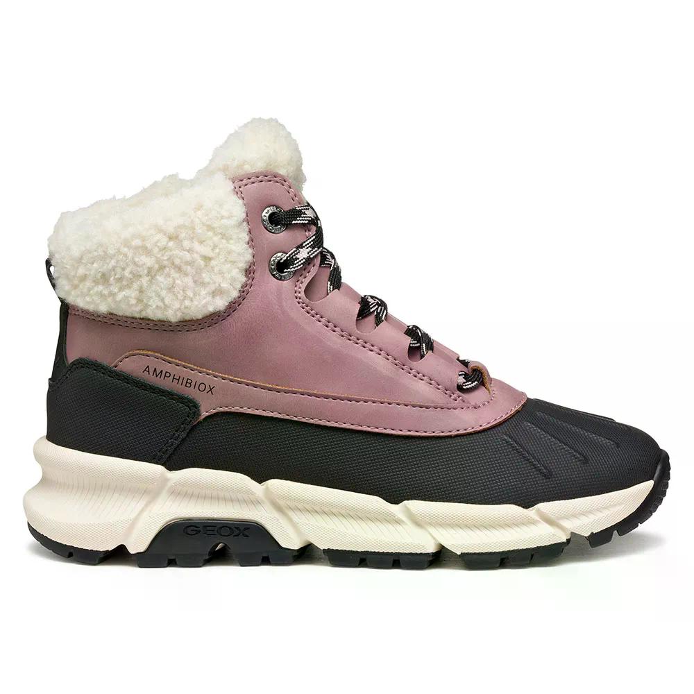 ジェオックス フレクシパー つけ加える ABX ブーツ ガールズ （ DarkPink/Black ） | GEOX Flexyper Plus ABX Boots Girls  [t]