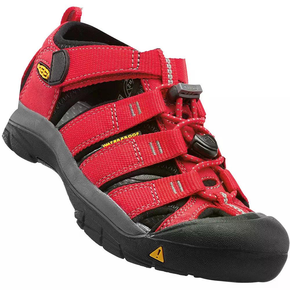 キーン ニューポート H2 リボン キッズ サンダル （ Red/Gargoyle ） | KEEN Newport H2 Ribbon Kids Sandals [t]