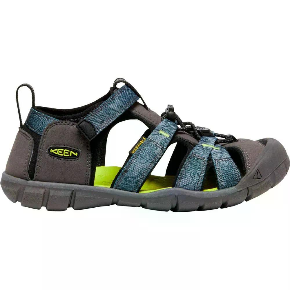 キーン シーキャンプ II CNX キッズ ユース サンダル （ Magnet/EveningPrimrose ） | KEEN Seacamp II CNX Kids Youth Sandals [t]