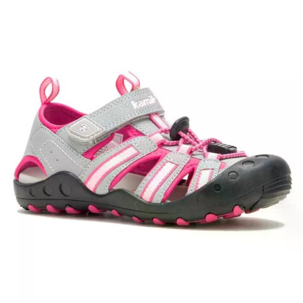 カミック クラブ キッズ サンダル （ Grey/Pink ） | KAMIK Crab Kids Sandals [t]｜クライムスワールド 店