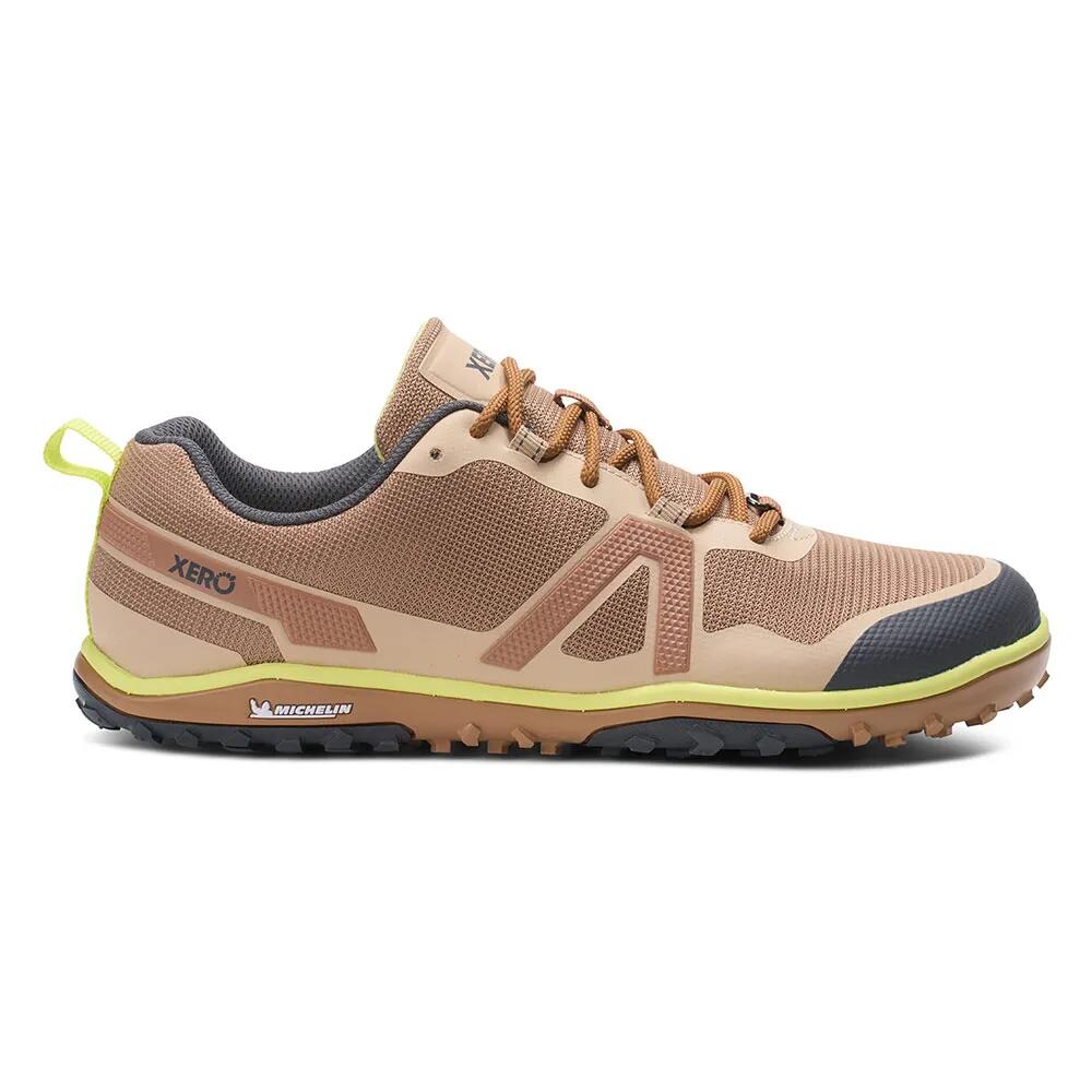 無しシューズ スクランブラー 置き目 EV 山歩き シューズ （ DarkIrishCream/SunnyLime ） | XERO SHOES Scrambler Low EV hiking shoes  [t]