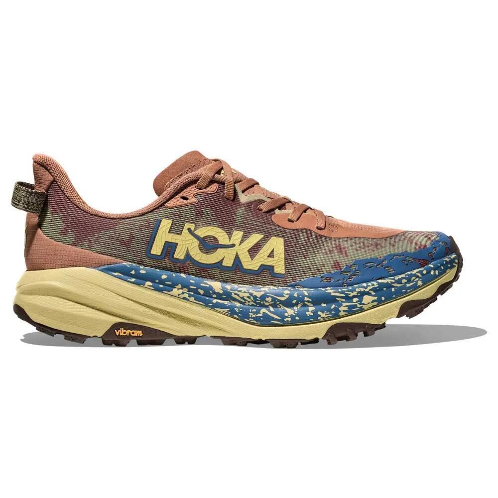 ホカ スピードゴート 6 トレイル 駈けっくら シューズ （ Maple/Cardamom ） | HOKA Speedgoat 6 trail running shoes  [t]