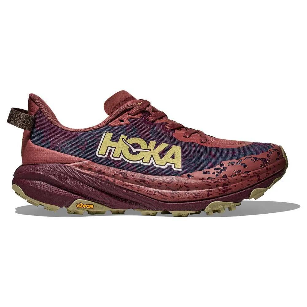 ホカ スピードゴート 6 トレイル 駈けっくら シューズ （ Rouge/BlackCherry ） | HOKA Speedgoat 6 trail running shoes  [t]