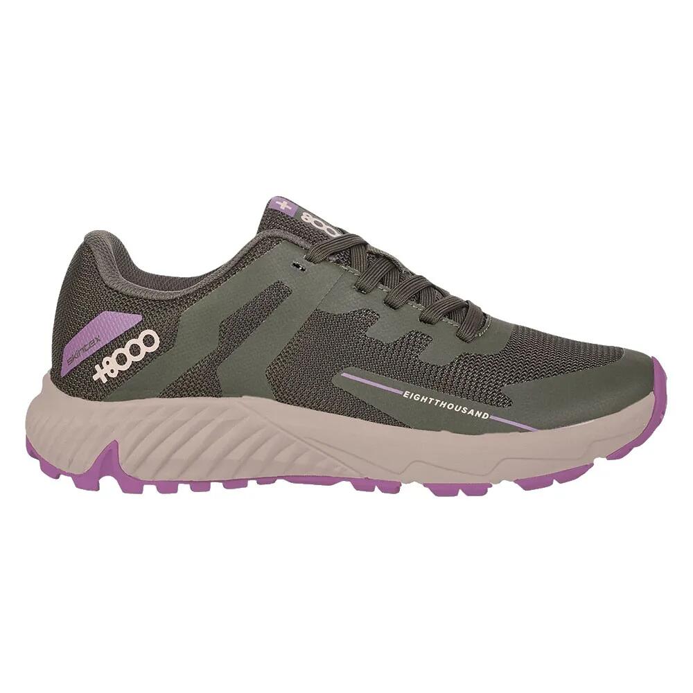 +8000 テルメン W トレイル 駈けっくら シューズ （ Kaki ） | +8000 Telmen w trail running shoes  [t]