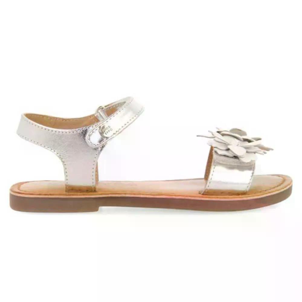 ジオセッポ イモ仕合わせ サンダル ガールズ （ Silver ） | GIOSEPPO Imotski Sandals Girls  [t]