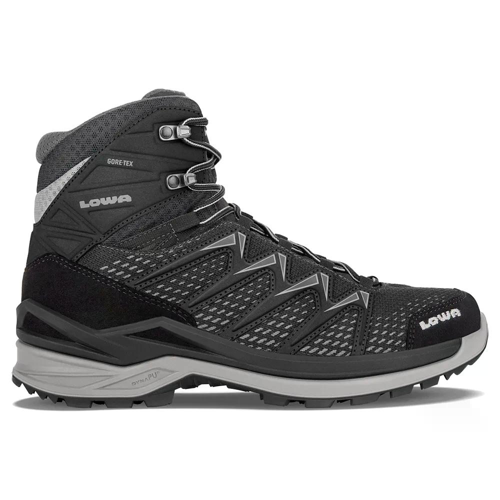 ローバー イノックス プロ ゴアテックス ミッド ハイキング ブーツ （ Black/Grey ） | LOWA Innox Pro gore-tex Mid hiking boots [t]