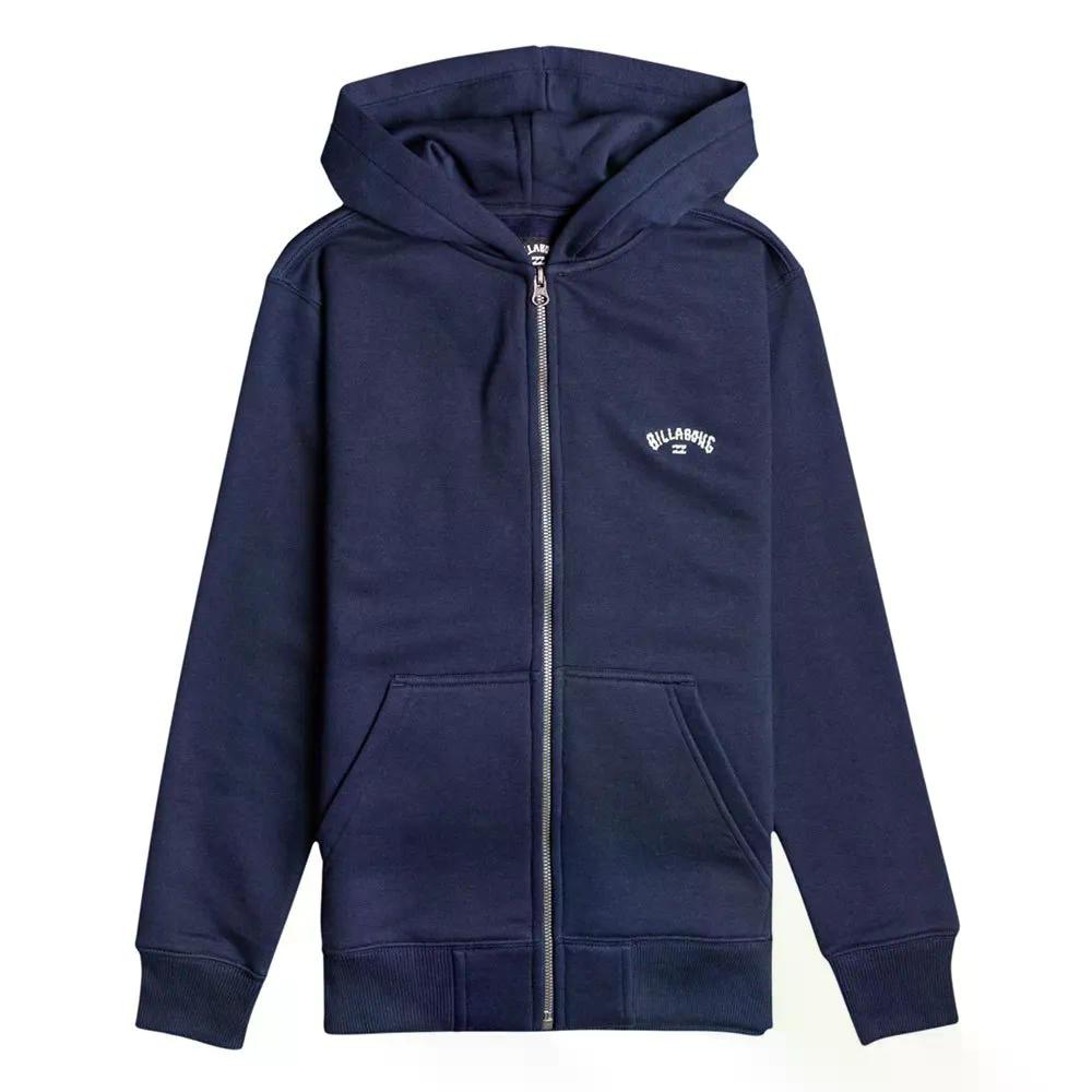 ビラボン アーチ フルジップ スウェットシャツ ジュニア （ Navy ） | BILLABONG Arch full zip sweatshirt Junior [t]
