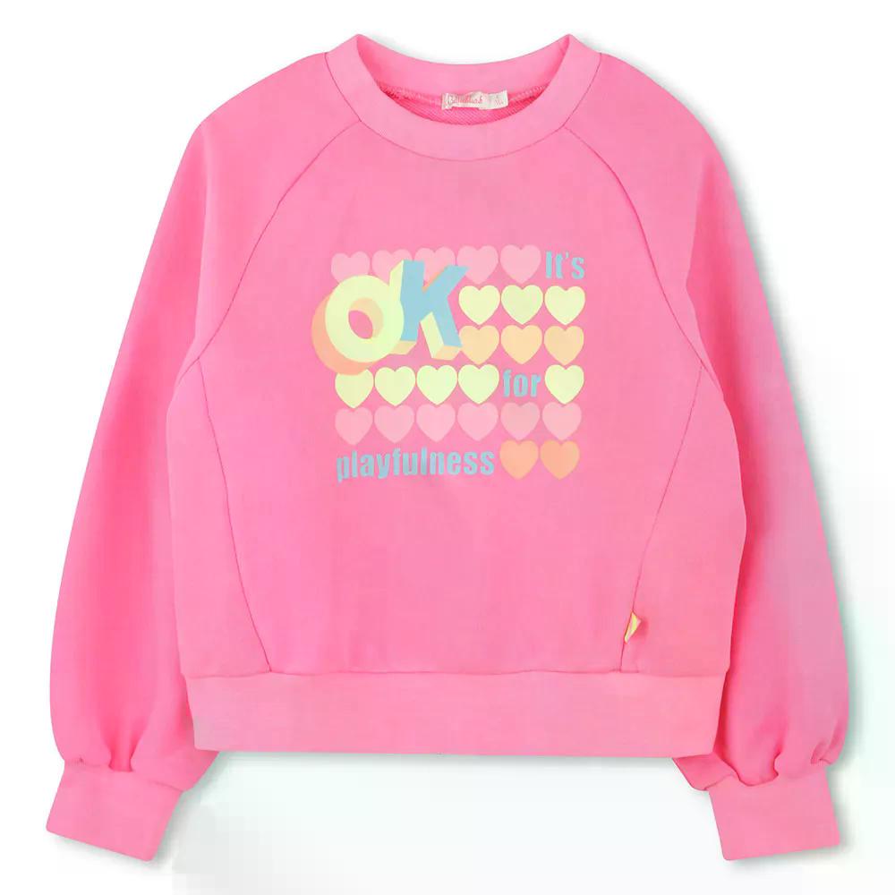 ビリーブラッシュ U21035 スウェットシャツ ガールズ （ Pink ） | BILLIEBLUSH U21035 sweatshirt Girls [t]