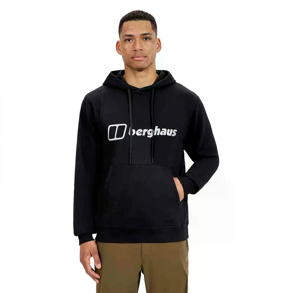 バーグハウス ロゴ ライト フーディー （ Black/Black ） | BERGHAUS Logo Light hoodie [t]｜クライムスワールド 店