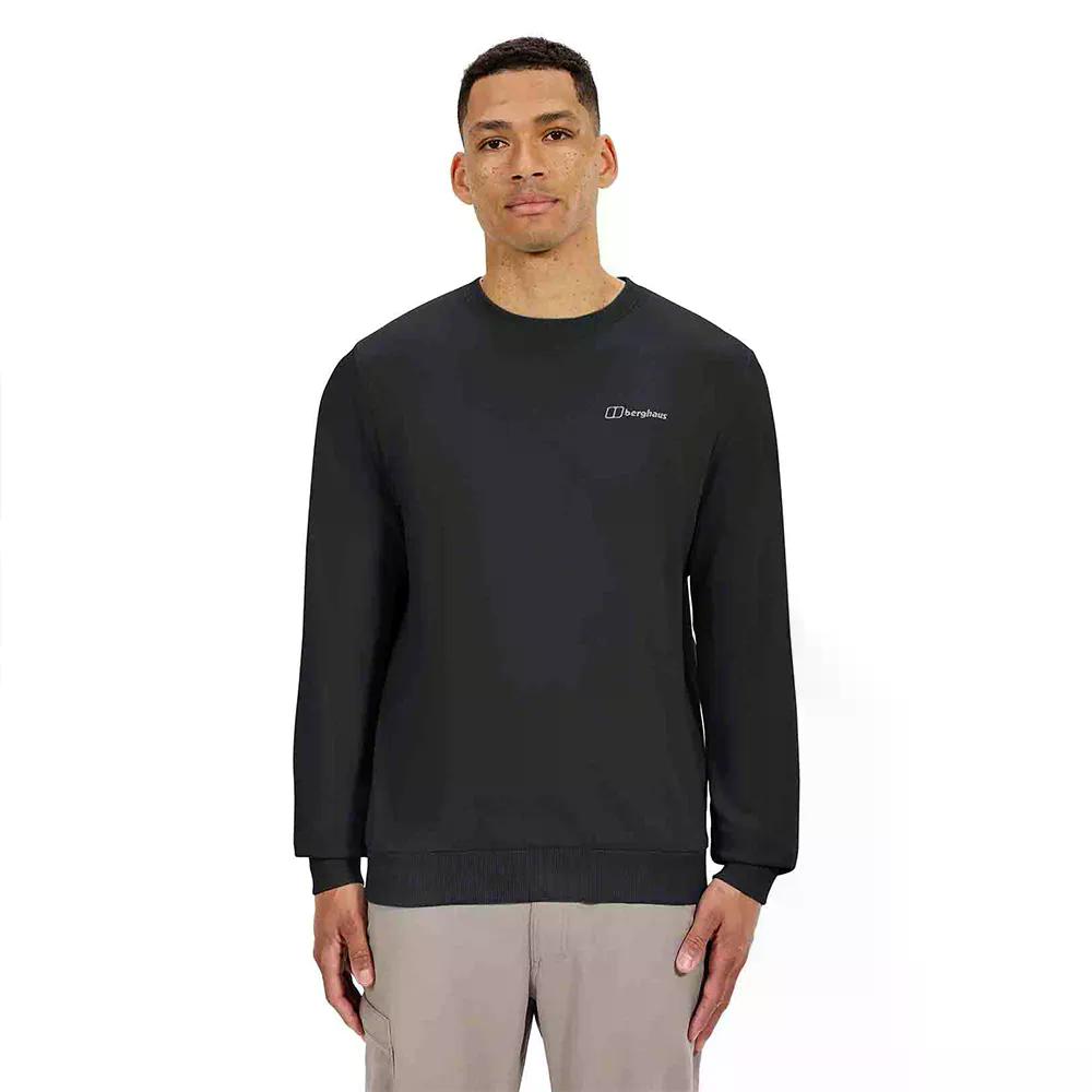 バーグハウス ロゴ ライト スウェットシャツ （ Black/Black ） | BERGHAUS Logo Light sweatshirt [t]