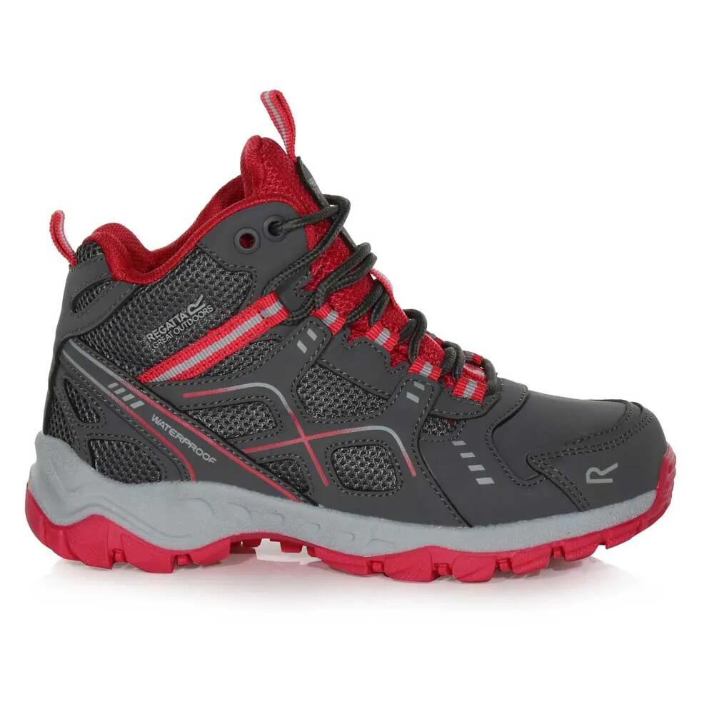 レガッタ ヴェンデバー ジュニア ハイキングブーツ （ Granit / PinkPo ） | REGATTA Vendeavour Junior hiking boots [t]｜クライムスワールド 店
