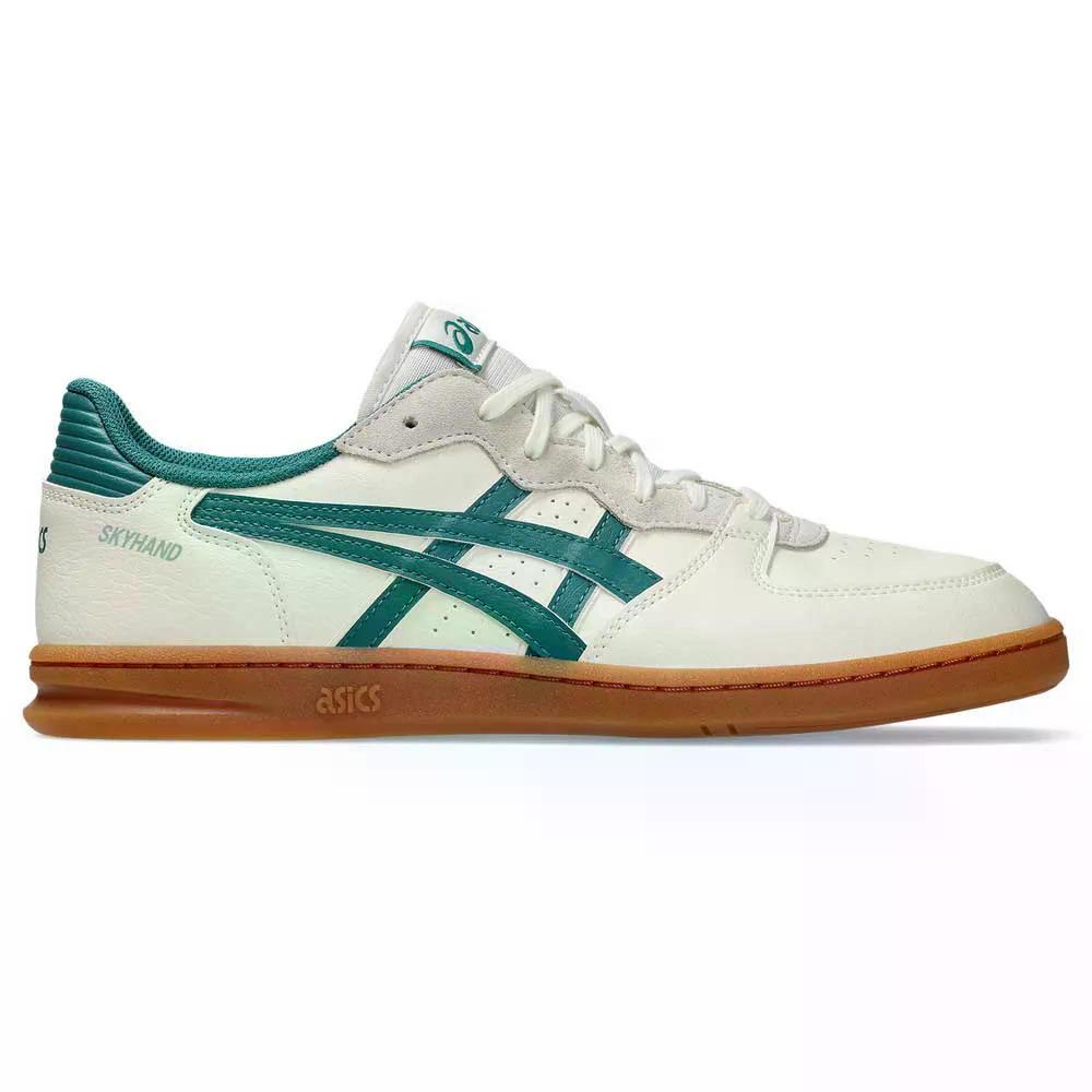 アシックス 運動競技表現スタイル 天の原お手手 OG 調教師 （ Cream/RainyLake ） | Asics SportStyle Skyhand OG trainers  [t]