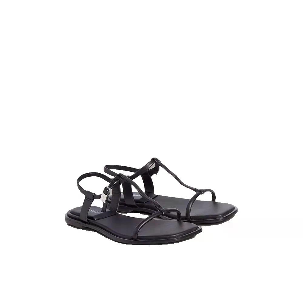 カルバン クライン スクエアド フラット スライド （ CkBlack ） | CALVIN KLEIN Squared Flat slides [t]