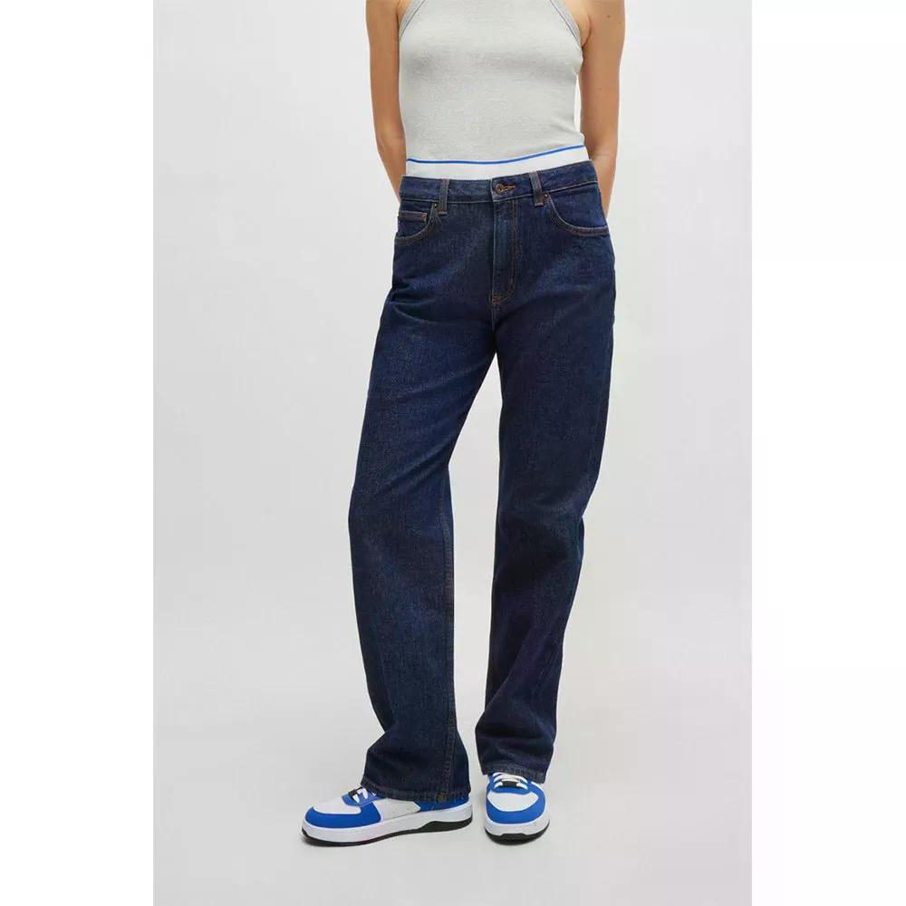 ヒューゴ エリヤ B 10250248 ジーンズ レディース （ Navy ） | HUGO Elyah B 10250248 jeans Woman [t]｜クライムスワールド 店