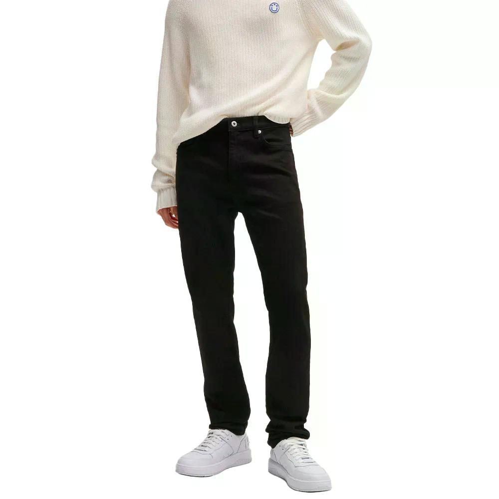 ヒューゴ アッシュ スリムフィット ブルー ジーンズ （ Black ） | HUGO Ash Slim Fit BLUE jeans [t]