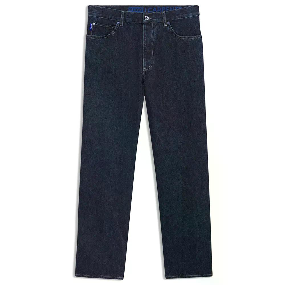 ヒューゴ 50553473 テーパードフィット ブルー ジーンズ （ DarkBlue ） | HUGO 50553473 Tapered Fit BLUE jeans [t]