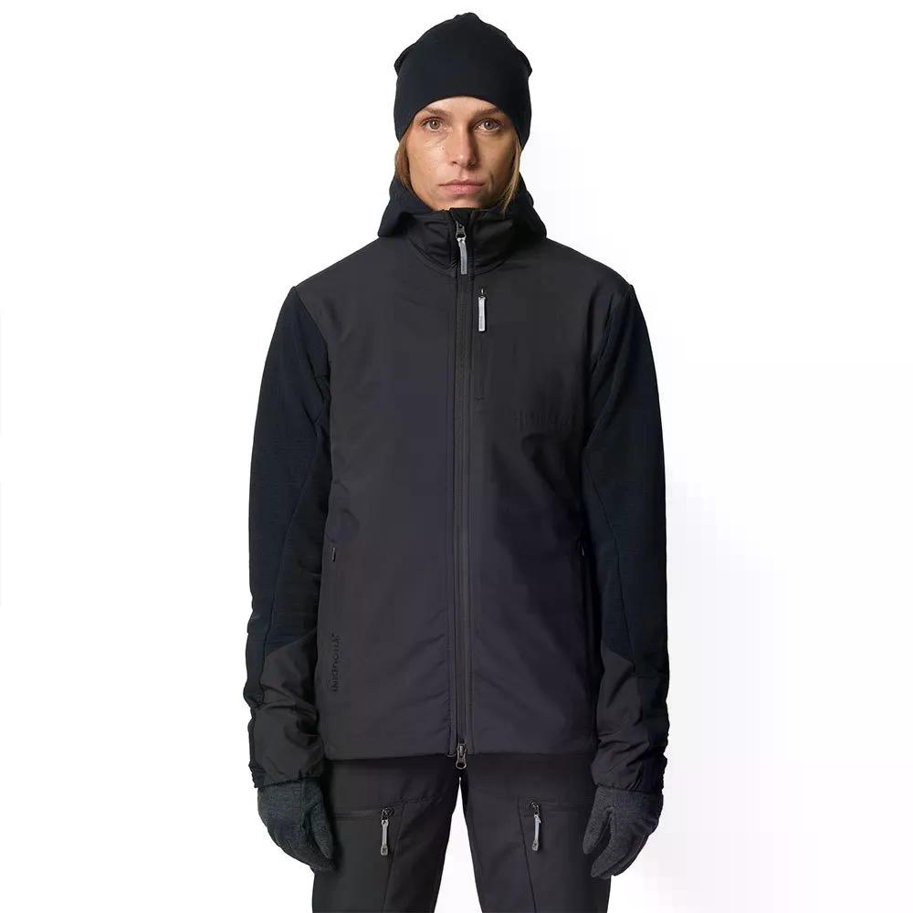 フーディニ お月さまウォーク フルジップ トレイナー （ TrueBlack ） | HOUDINI Moonwalk full zip sweatshirt  [t]