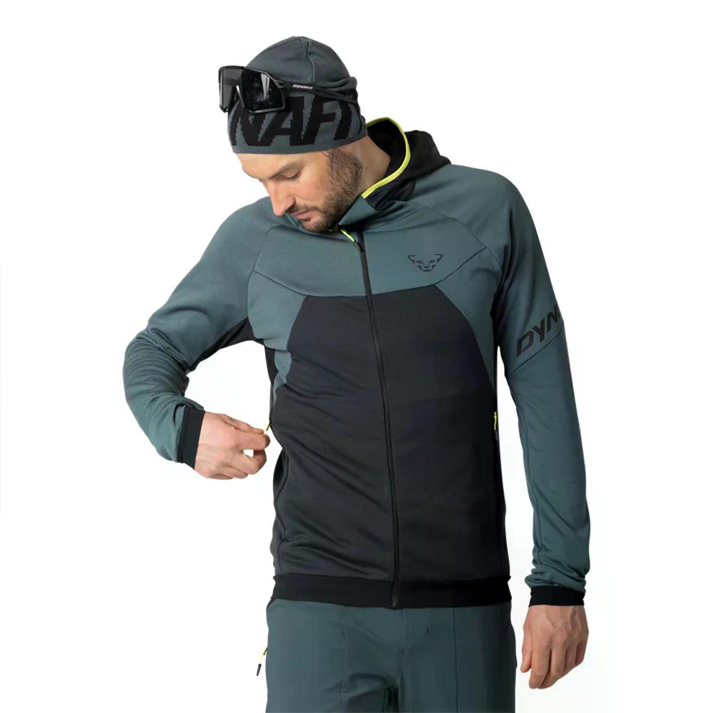 ダイナフィット ツアー ウール サーマル フルジップ スウェットシャツ （ Cinder ） | DYNAFIT Tour Wool Thermal full zip sweatshirt [t]｜クライムスワールド 店