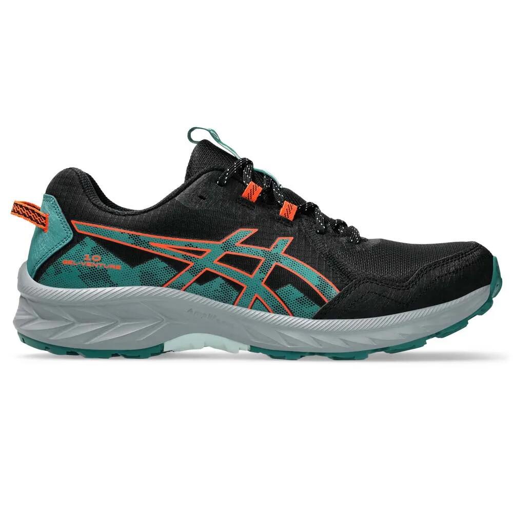アシックス ゲル ベンチャー 10 トレイル ランニング シューズ （ブラック / レイニーレイク） （ Black / Rainy Lake ） | ASICS Gel Venture 10 trail running shoes （ Black / Rainy Lake ） [t]