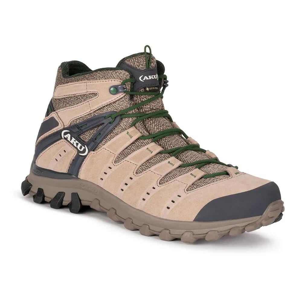 アク アルテッラ ライト ミッド ゴアテックス ハイキングブーツ （ Sand / Green ） | AKU Alterra Lite Mid gore-tex hiking boots [t]