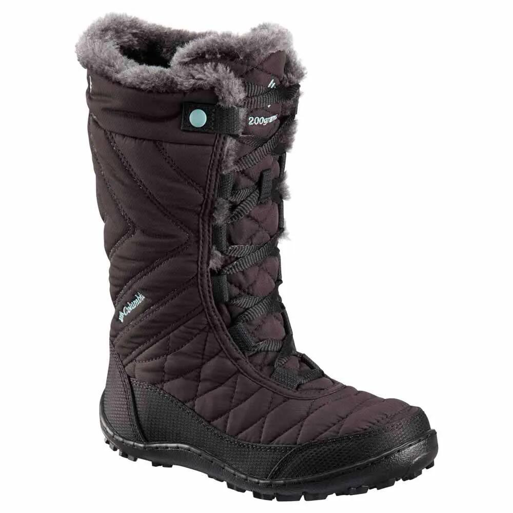 コロンビア ミンクス ミッド III オムニヒート ジュニア スノーブーツ （ Black/Iceberg ） | COLUMBIA Minx Mid III Omni Heat Junior snow boots [t]