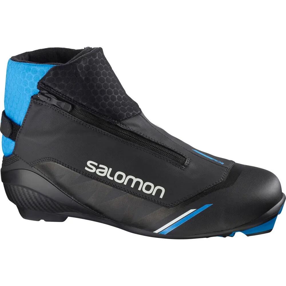 サロモン RC9 ノクターン Prolink ノルディックスキーブーツ （ Black/Blue ） | SALOMON RC9 Nocturne Prolink Nordic Ski Boots [t]