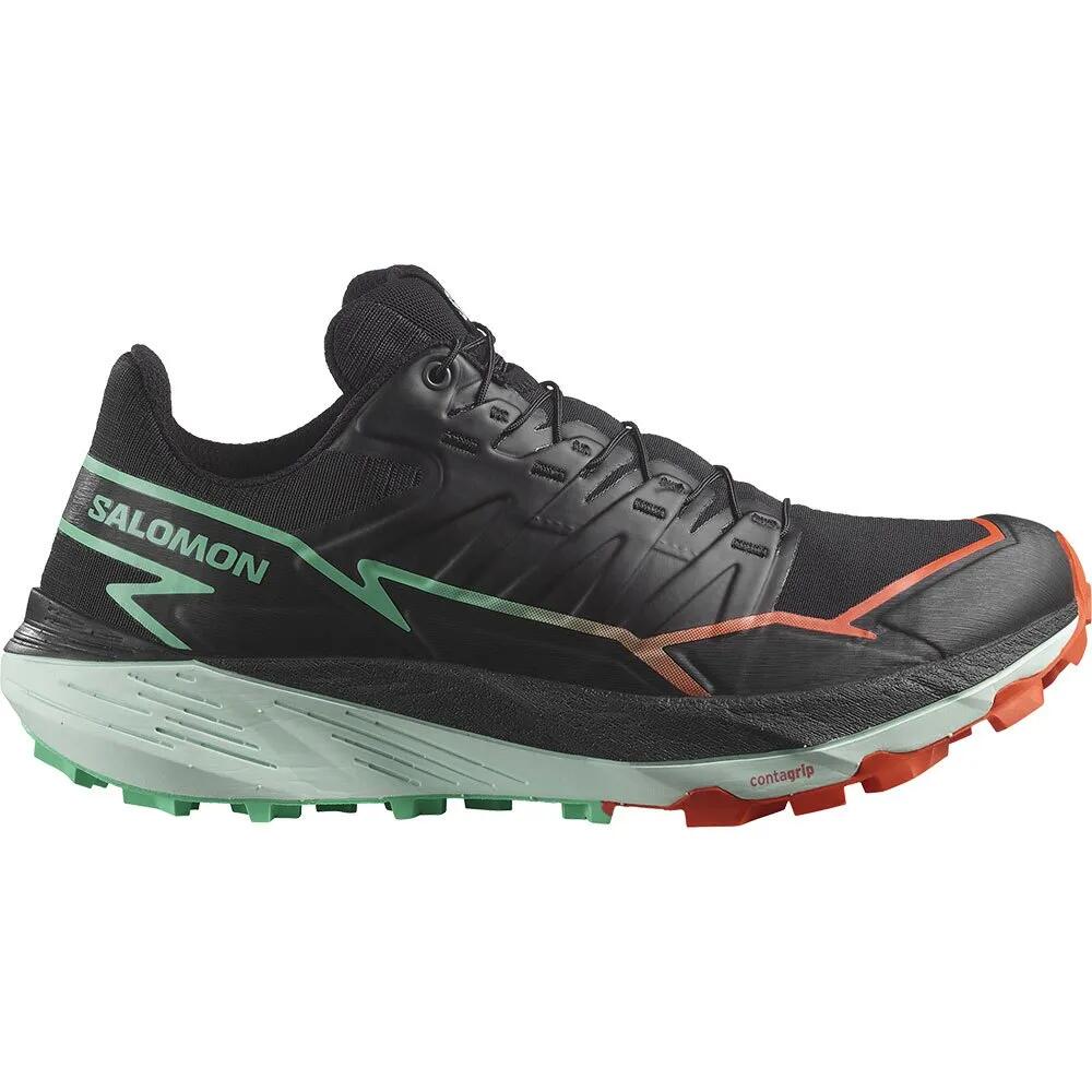 サロモン サンダークロス トレイル ランニング シューズ レディース （ Black/CherryTomato/ElectricGreen ） | SALOMON Thundercross trail running shoes woman [t]