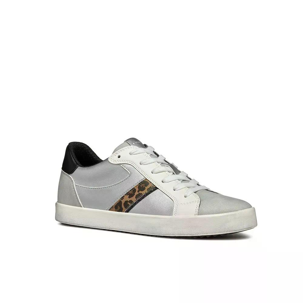 ジェオックス D ブロミー C スニーカー レディース （ Silver ） | GEOX D Blomiee C sneakers Woman  [t]