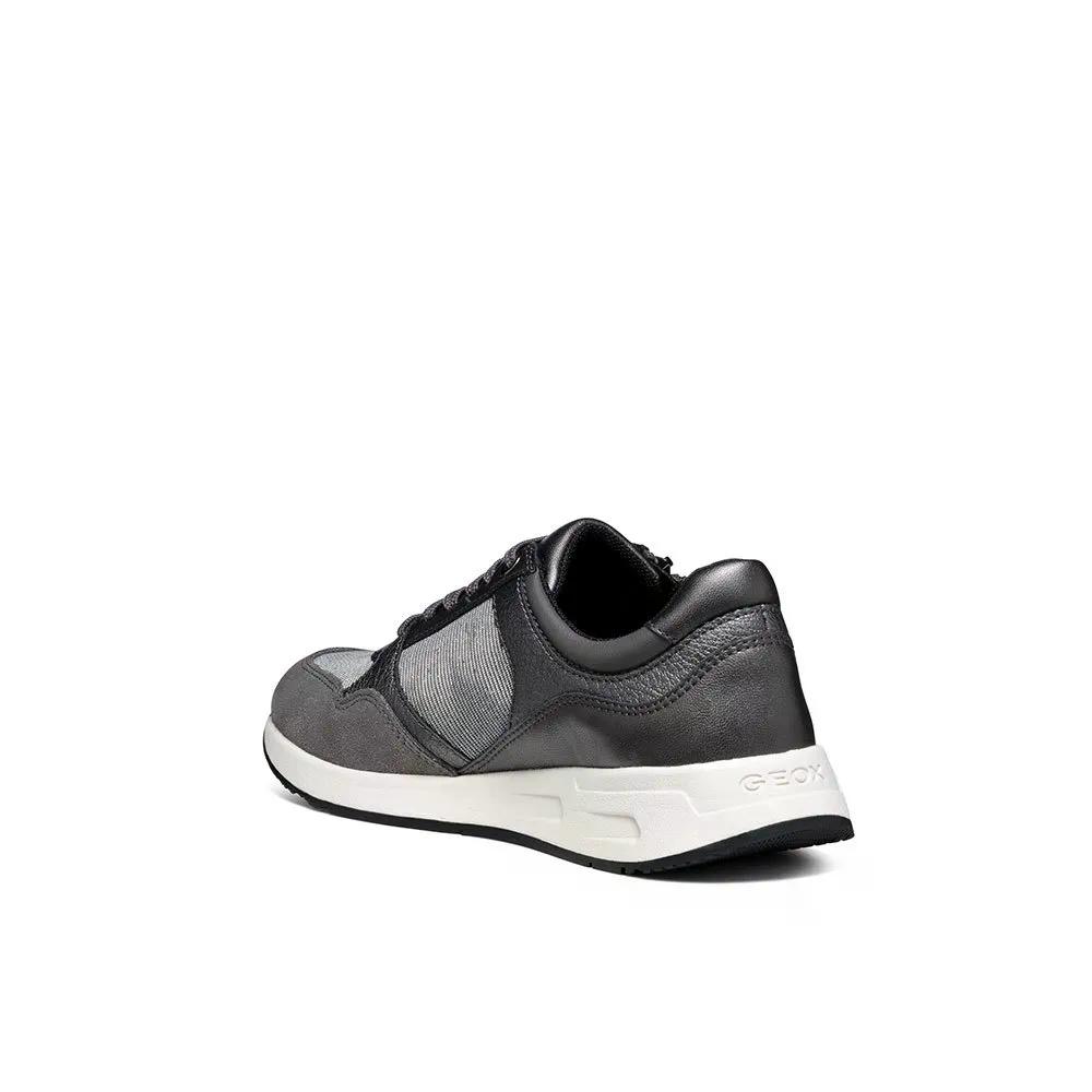 ジェオックス D ブルミヤ B スニーカー レディース （ DarkGrey/Gun ） | GEOX D Bulmya B sneakers Woman  [t]