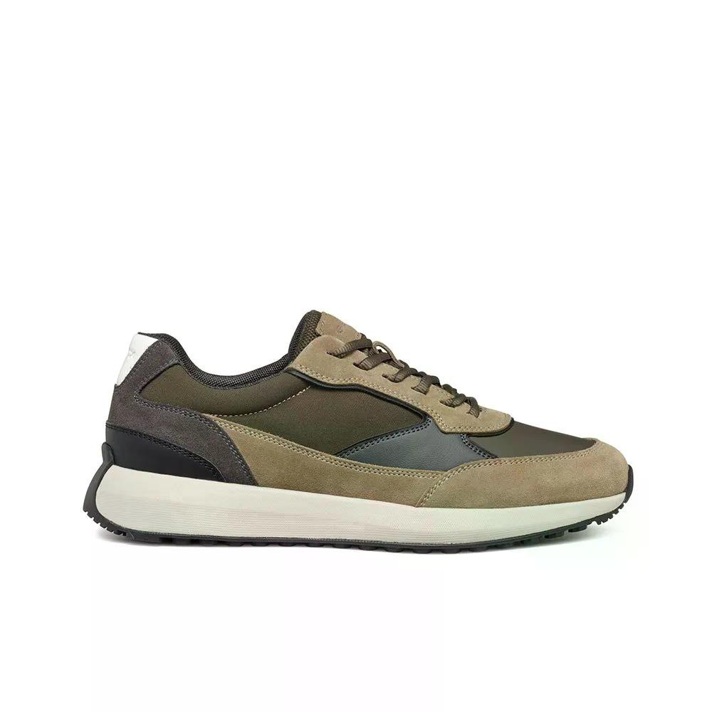 ジェオックス U ヴォルピアーノ A スニーカー （ Musk/Military ） | GEOX U Volpiano A sneakers  [t]