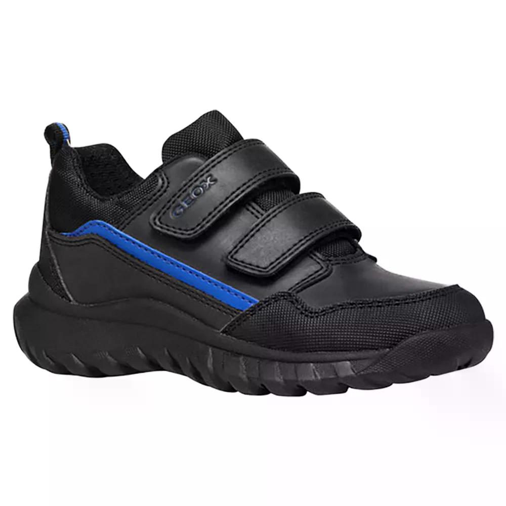 ジェオックス シンビオス キッズ スニーカー （ Black/Royal ） | GEOX Simbyos Kids sneakers [t]｜クライムスワールド 店