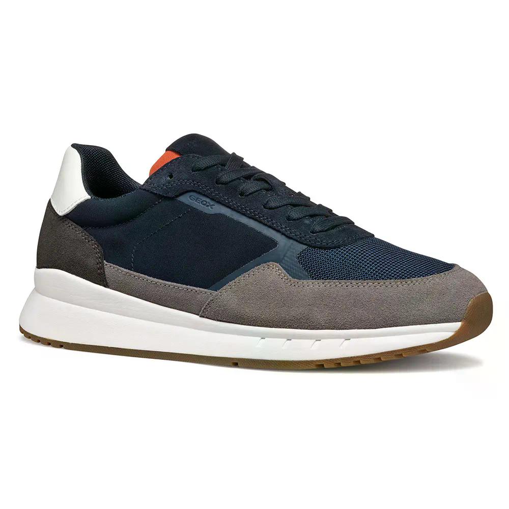 ジェオックス ブラントン A スニーカー （ DarkGrey/Navy ） | GEOX Branthon A sneakers  [t]
