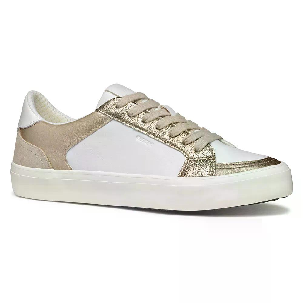 ジェオックス エメレニー E スニーカー レディース （ White/LightGold ） | GEOX Emmeleny E sneakers Woman  [t]