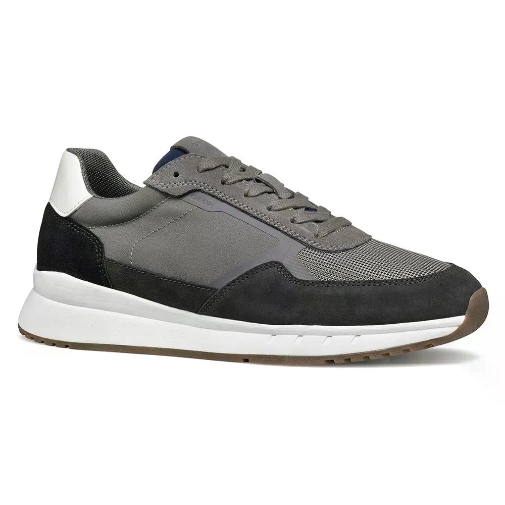 ジェオックス ブラントン A スニーカー （ Graphite/DarkGrey ） | GEOX Branthon A sneakers [t]