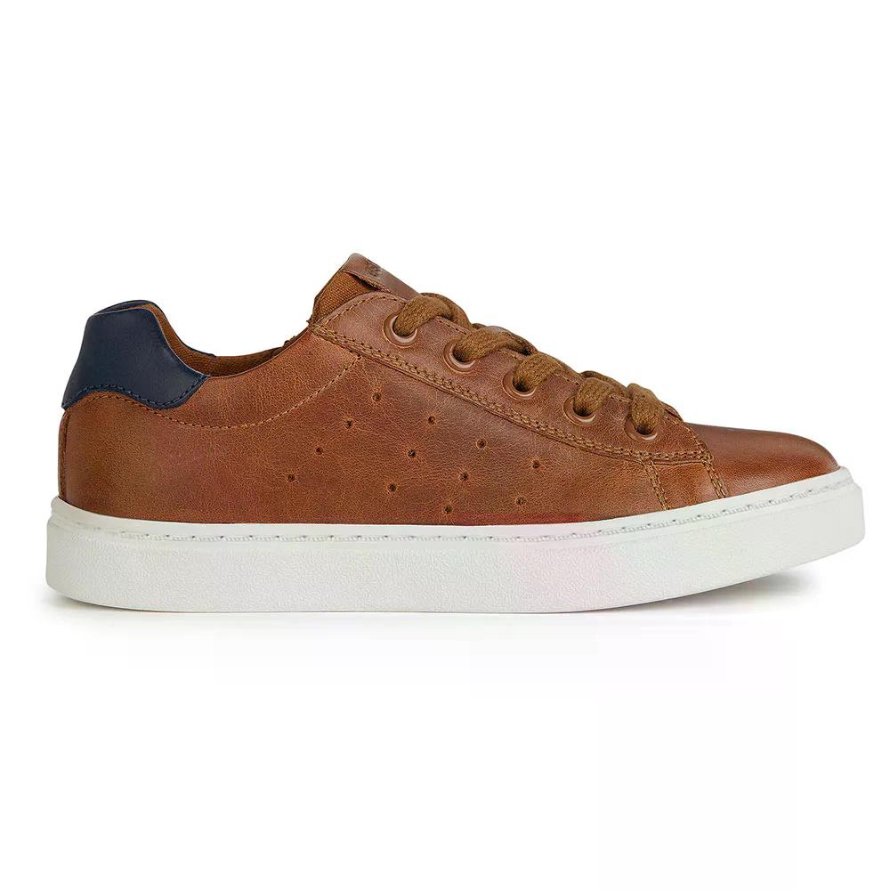 ジェオックス ナシック キッズ スニーカー （ Cognac/Navy ） | GEOX Nashik Kids sneakers  [t]