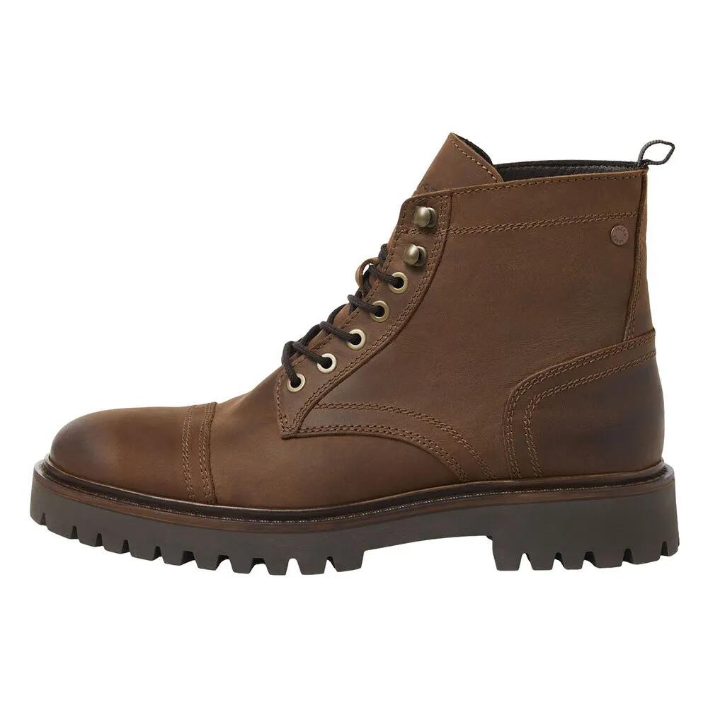 ジャック アンド ジョーンズ エンツォ レザー ブーツ （ Brown Stone ） | JACK & JONES Enzo Leather boots [t]