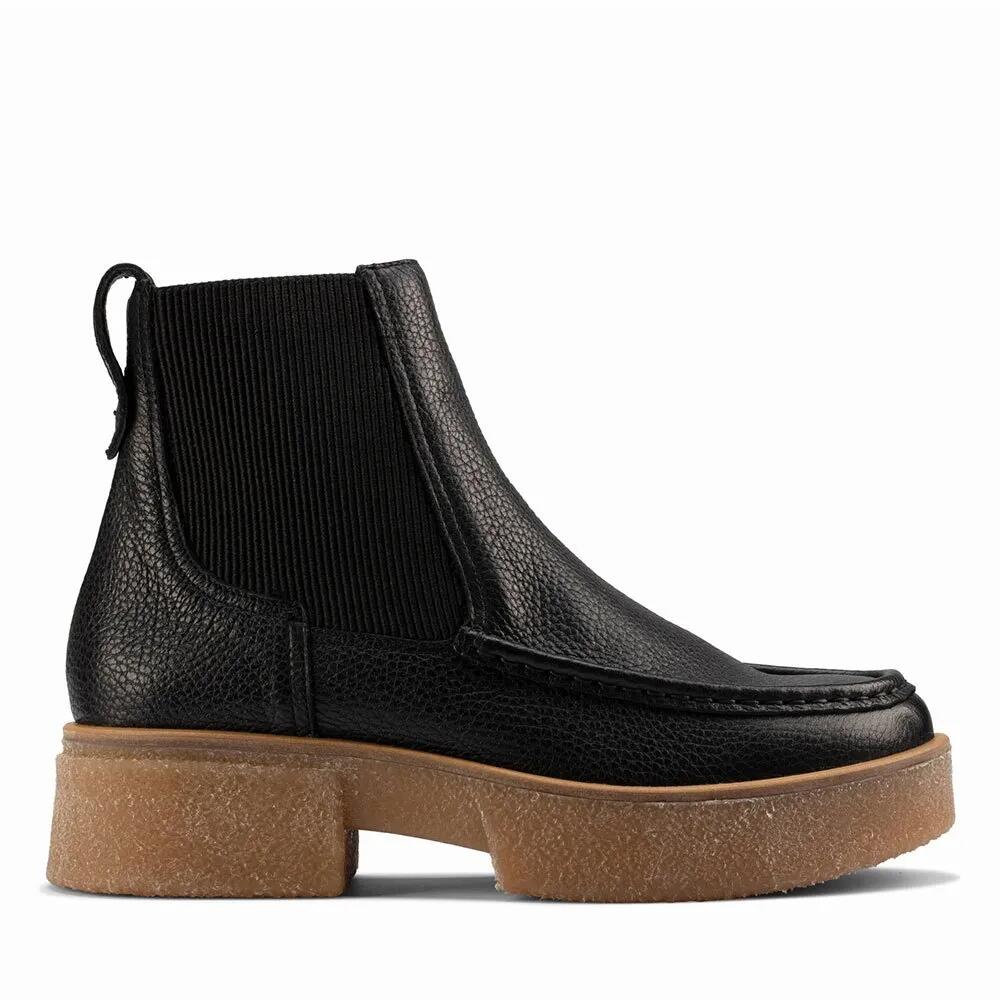 クラークス シューズ リノソ とっ始め ブーツ ウィメンズ （ Black Leather ） | CLARKS SHOES Linoso Top boots Women [t]