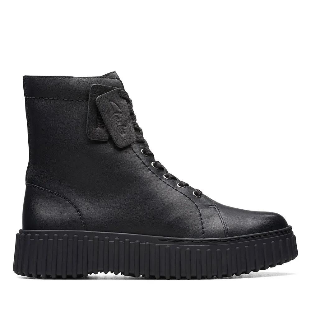 クラークス シューズ トゥー吸血鬼 ライズ ブーティーズ ウィメンズ （ Black Leather ） | CLARKS SHOES Torhill Rise booties Women [t]