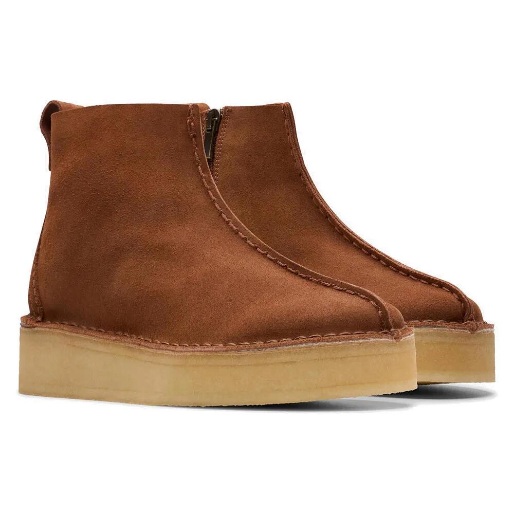 クラークス シューズ トレック ウェッジ ブーツ ウィメンズ （ Mocha Bisque Suede ） | CLARKS SHOES Trek Wedge boots Women [t]