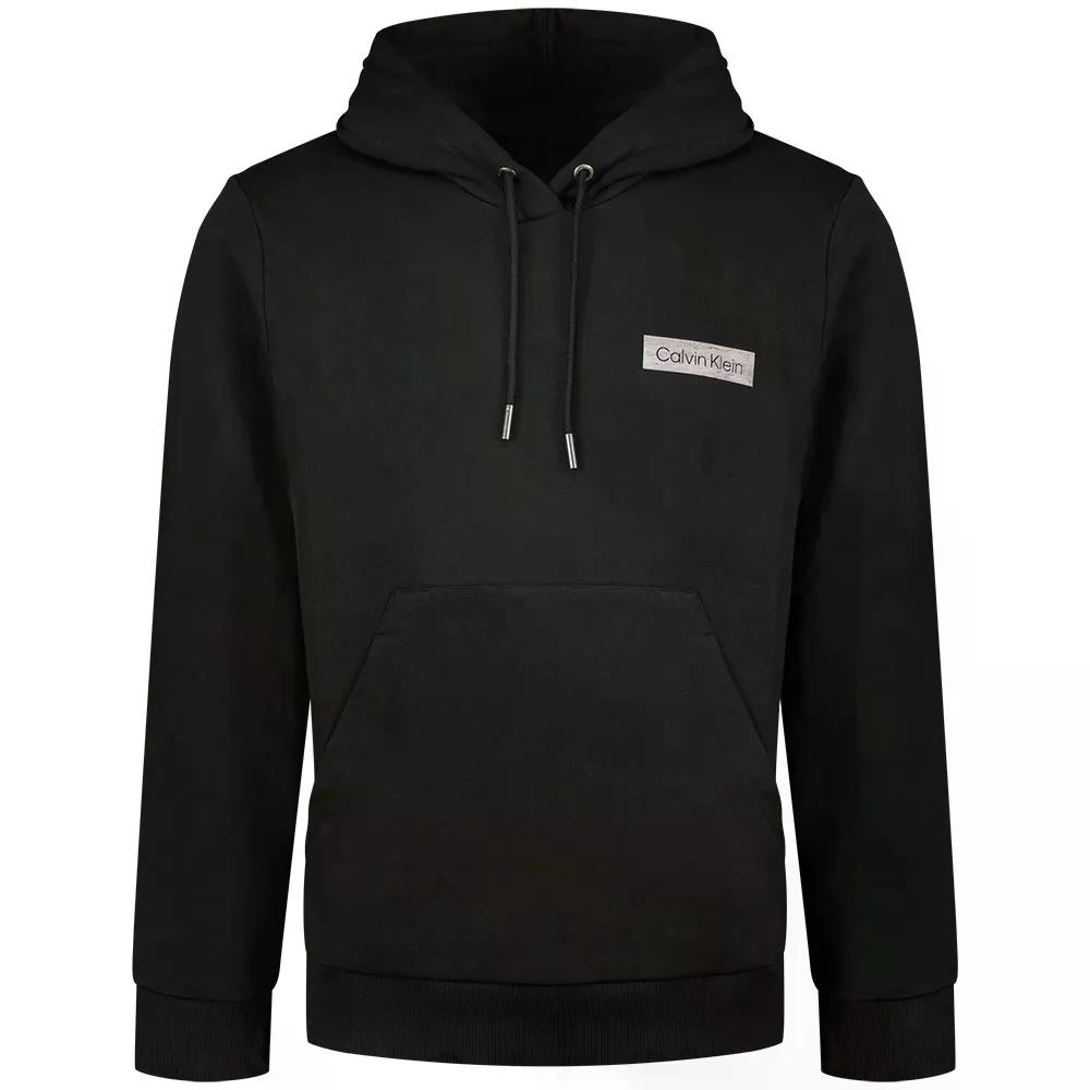 カルバン クライン レイズド コンクリート ロゴ フーディー （ CkBlack ） | CALVIN KLEIN Raised Concrete Logo  hoodie  [t]